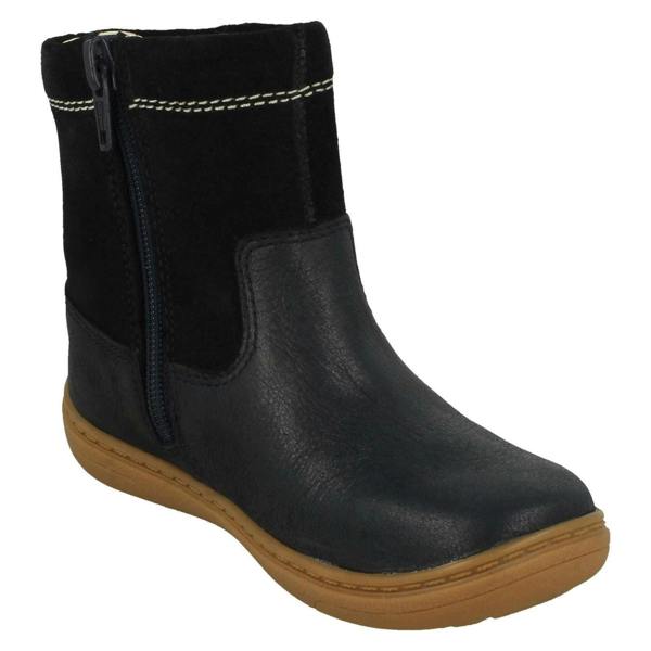 Clarks Girls Clarks Shooting Star Detailed Boots Flash Shine T