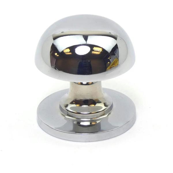 COXWOLD Dome Topped Chrome Cabinet Knob - 32mm Diameter