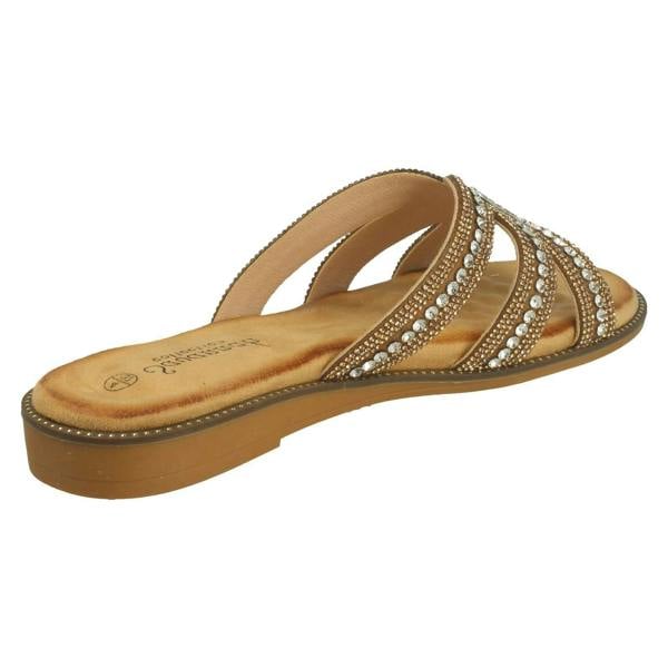 Savannah Ladies Savannah Flat Mule Sandals F00472