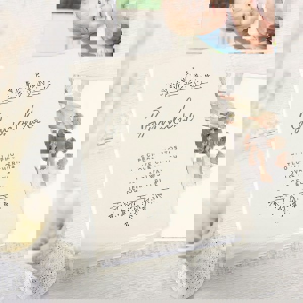 Personalised Memento Company Personalised Floral 6x4 Photo Album with Sleeves