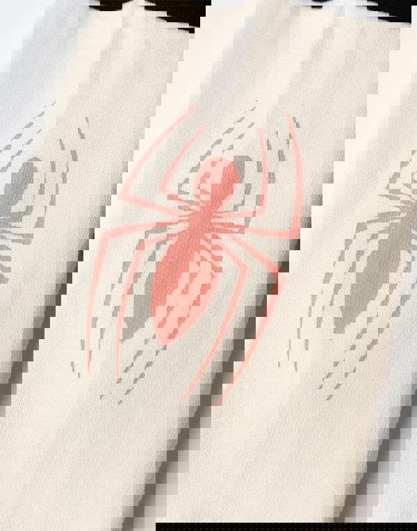 Marvel Boys Black Spiderman Varsity Jacket