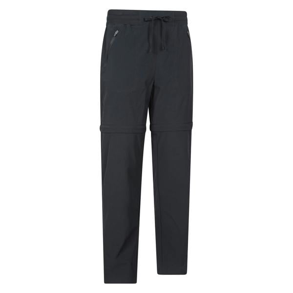 Mountain Warehouse Womens/Ladies Explorer Zip-Off Trousers - Black - 