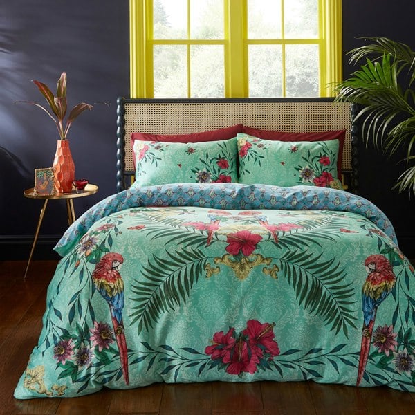 Matthew Williamson Paradise Parrot 200 Thread Count Sateen Duvet Cover Set