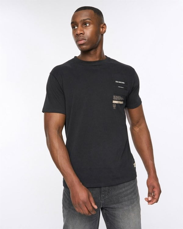 Duck and Cover Heningys T-Shirt Black