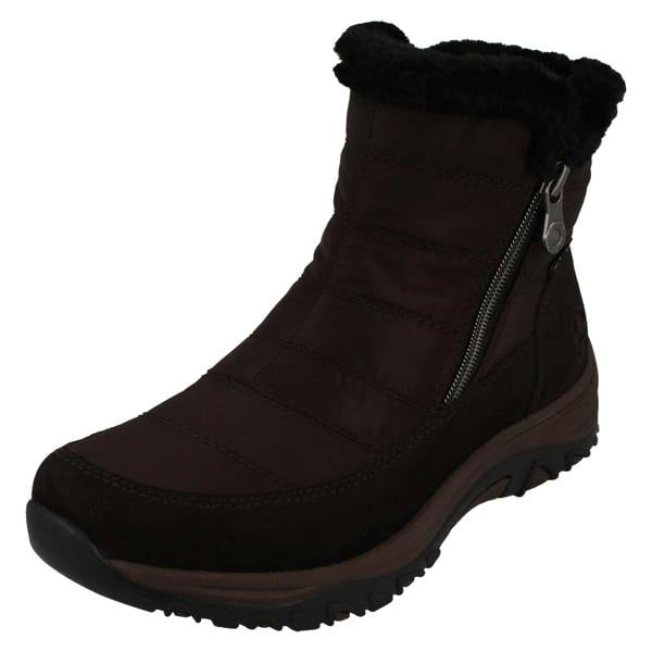 Rieker Ladies Rieker Tex Casual Ankle Boots M9670 - Brown - Standard