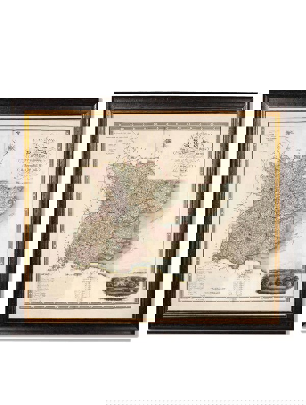 Exceptional Art c.1830 County Maps of England
