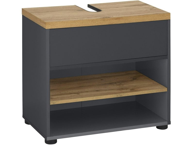 Dorel Home Thessa Sink Cabinet 60 1FL AnthrOak60x35x57cm