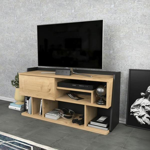 Decorotika Raca Modern Tv Stand TV Cabinet for TV's up to 55"