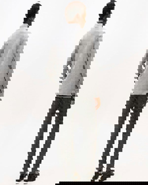 Tommy Hilfiger 1985 Regular Long Sleeve Mens Polo Shirt - Medium Grey Heather - CHO - Designer Mens Long Sleeve Polo Shirts