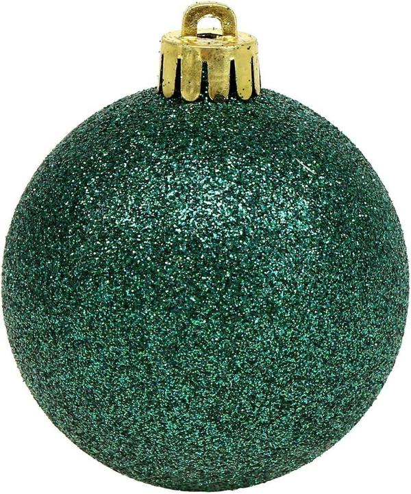 Shatterproof Emerald Green Christmas Baubles, 5cm Pack Sizes in 12 or 24 Pieces for Tree Decorations image 4