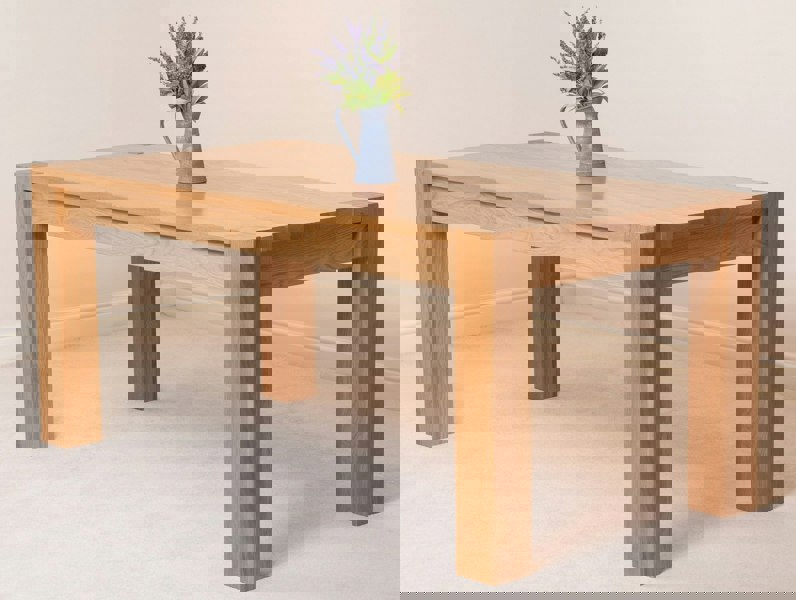 That's Furniture Kuba Chunky Solid Oak Dining Table - 180cm
