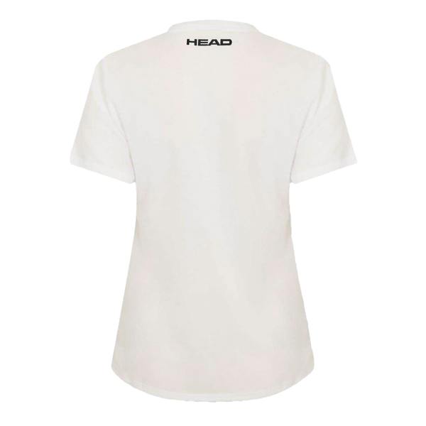 Head Womens/Ladies Padel Printed Sport T-Shirt - White - 