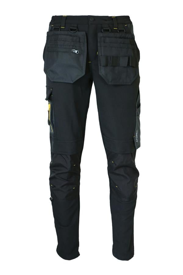 Slim Fit Stretch Lightweight Work Trouser (Optional Holster Pockets) Atomic Workwear