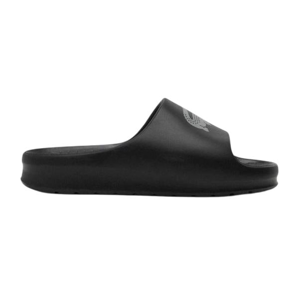 Lacoste Mens Serve Crocodile Holiday Sliders - Grey - 