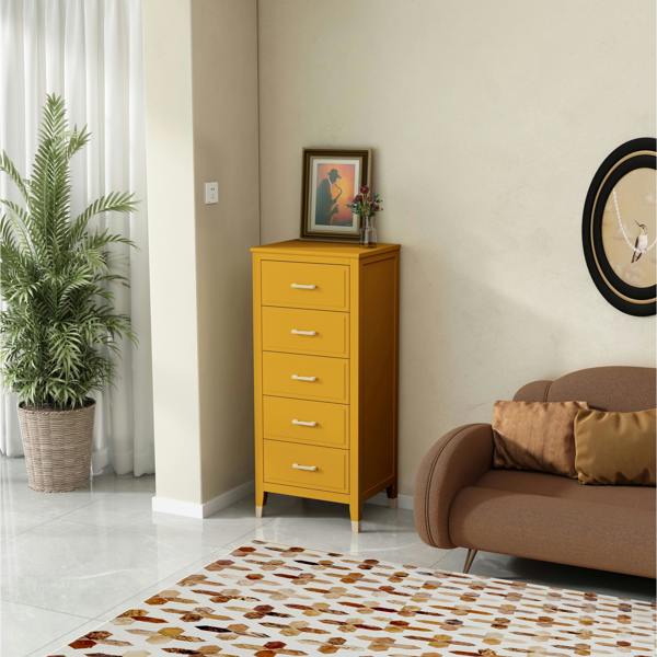Cabinet Bits Palazzi 5 Drawer Narrow Chest of Drawers