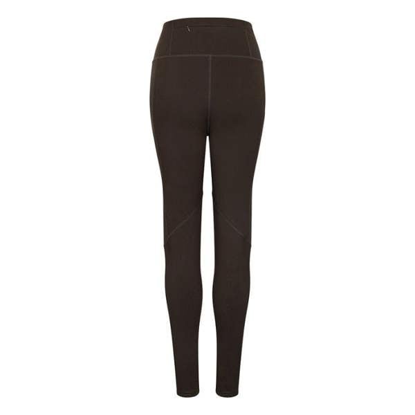 Rear image of Hoggs of Fife Sky ladies thermal leggings in green