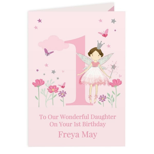 Personalised Memento Company Personalised Fairy Princess Birthday Card