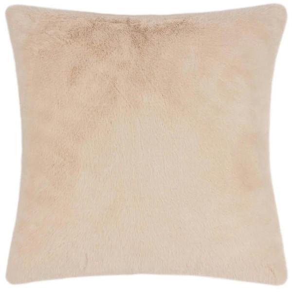 Paoletti Stanza Faux Fur Cushion Cover - Brulee