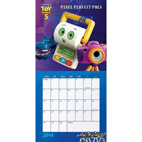 Disney Pixar, Toy Story 5 Calendar 2027, Wall Calendars, Month To View, Entertainment, Gift
