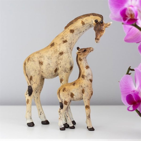 Serano Stand Tall Giraffe Mother and Baby Ornament