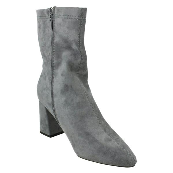 Spot On Ladies Spot On High Heeled Ankle Boots F51199