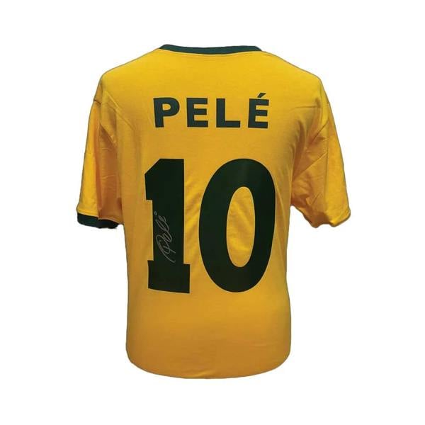 Unbranded Pele signed Brazil number 10 shirt — Unframed