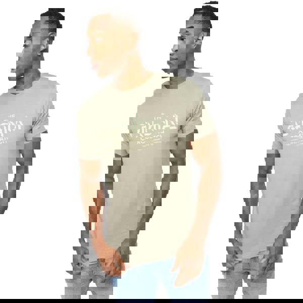 Crosshatch Mens Offaxis T-Shirt - Sage - 