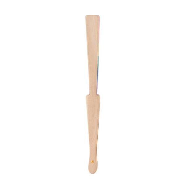 MidOcean Bowfan Rainbow Wooden Handheld Fan - Multicoloured - 