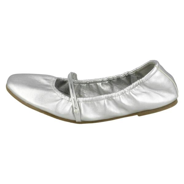 Spot On Ladies Spot On Rouched Topline Flat Ballerinas F80270