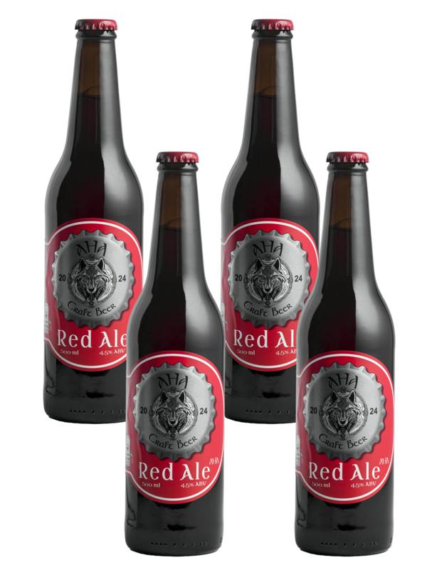 AHA Craft Beer Red Ale 4x500ml