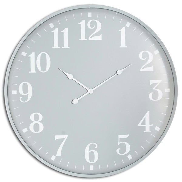 Hill Interiors Ashmount Wall Clock - Grey
