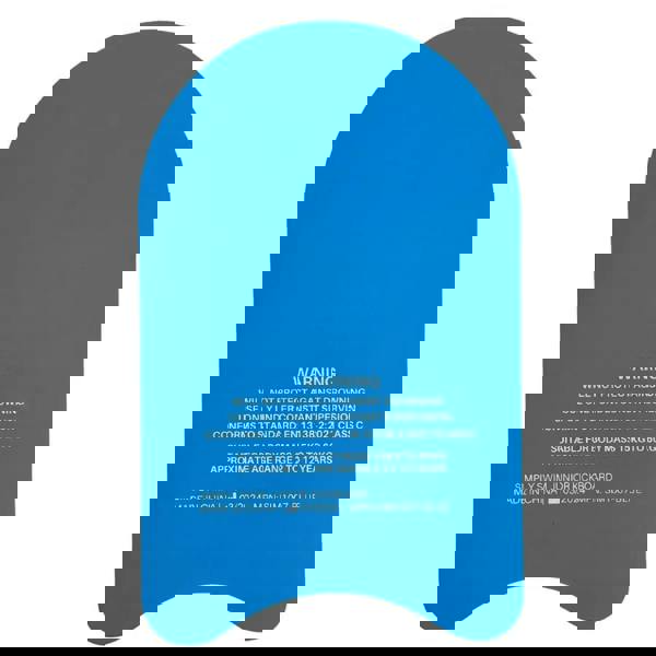 Simply Swim junior kickboard with safety label and closed cell EVA