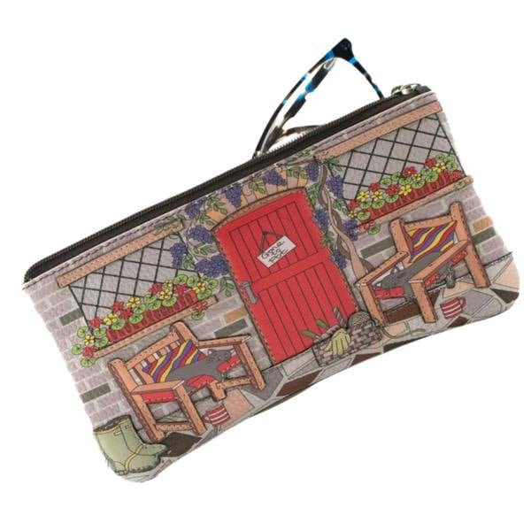 Mala Leather Gone To Pot Collection - Zip Top Glasses  Case