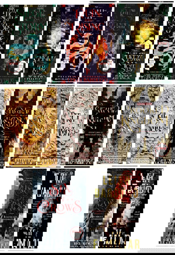 Leigh Bardugo 8 Books Collection Set (The Familiar, Shadow And Bone series, King of Scars duology, Six of Crows series)