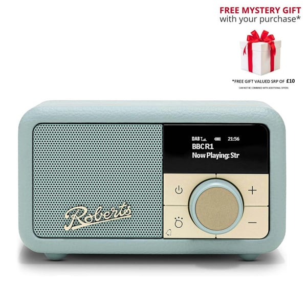 Roberts Revival Petite 2 DAB/DAB+/FM/BT Radio - Free Gift RRP £10