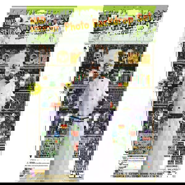 Bristol Novelty Halloween Mad Scientist Lab Back Drop (Pack Of 2) - Multicoloured - 