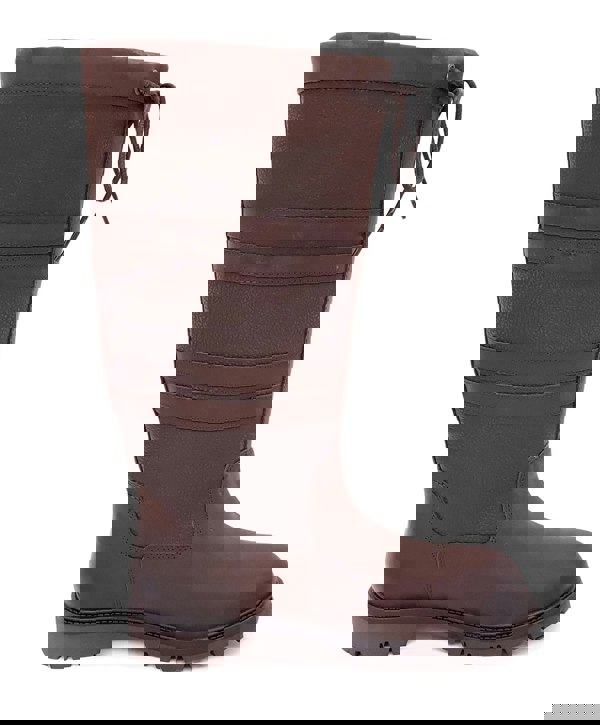 Frank James Burghley Equestrian Leather Country Long Boots Waterproof