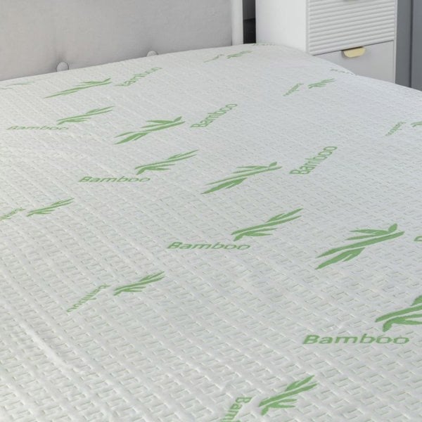 Snug City Luxury soft touch bamboo organic waterproof mattress protector with extra deep 16” 40cm elasticated skirt