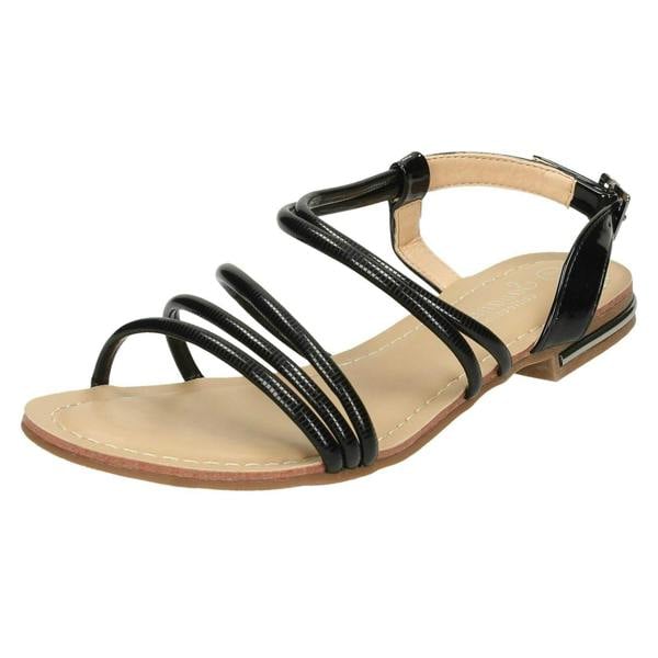 Savannah Ladies Savannah Flat Strappy Summer Sandals