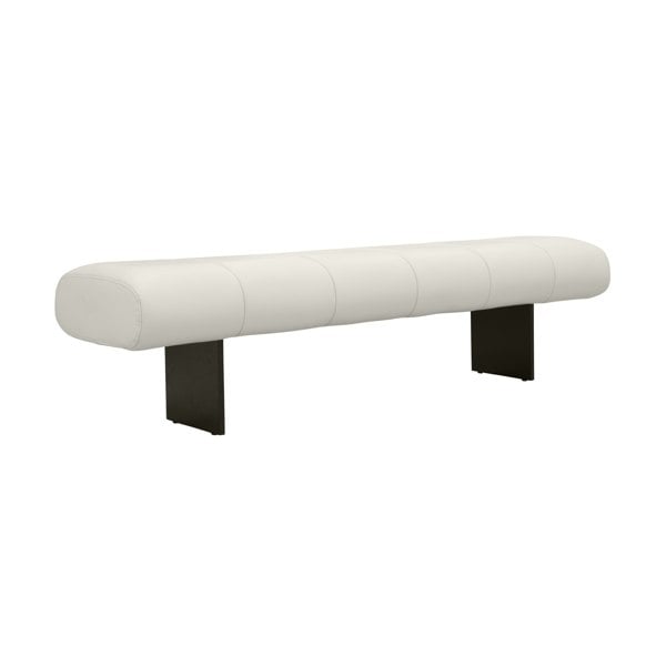 Furniture Edit Karol Cream Performance Vegan Leather Bench