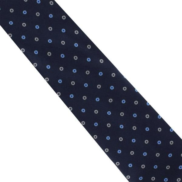 Dunhill luxurious mulberry silk tie in a cog pattern