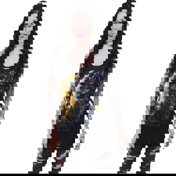 FAMILIAR MAGIC - Razor Back Top Black