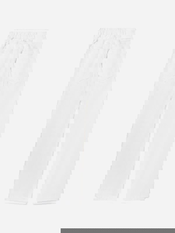 MM6 Maison Margiela Kids Metallic Effect Jeans in Silver