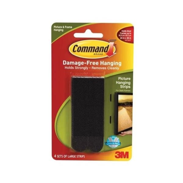 Command Picture Strips (Pack of 4) - Black