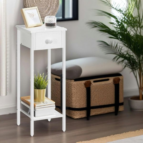 Rafaelo Mobilia Set of 2 Tall Bedside Tables