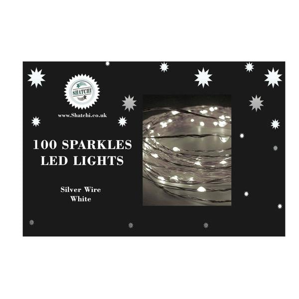 10M 100 Cool White LED Battery Operated Micro Rice Fairy String Lights image 8
