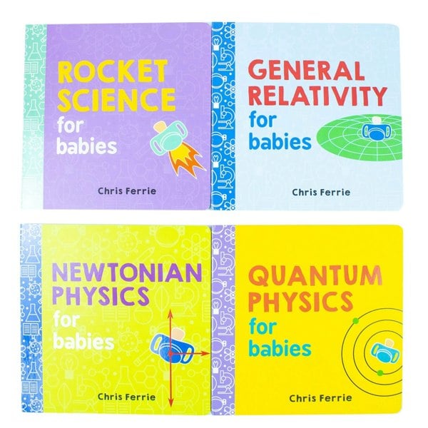 Baby University Four-Book Set (Quantum Physics, Rocket Science, General Relativity, Newtonian Physics)