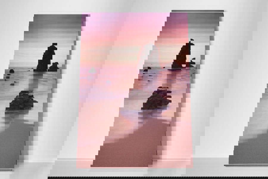 sunset beach canvas print