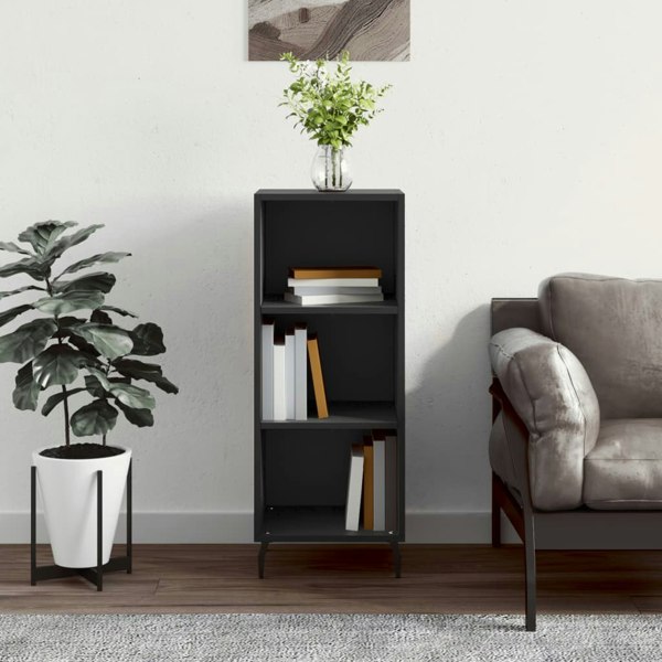Berkfield Sideboard Black 34.5x32.5x90 cm Engineered Wood