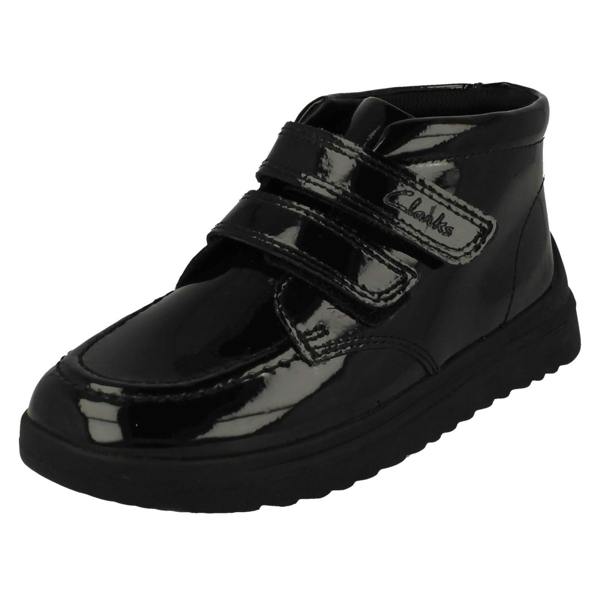 Clarks Childrens Clarks Ankle School Boots Goal Strap K